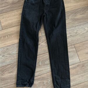 Alexander Wang Black Straight Leg Jeans